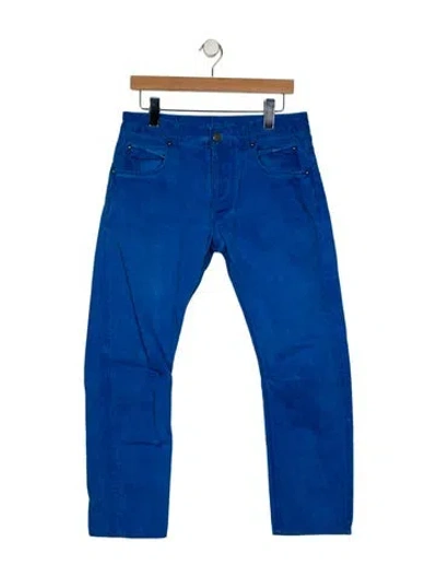 Pre-owned Pierre Balmain Straight-leg Jeans In Blue