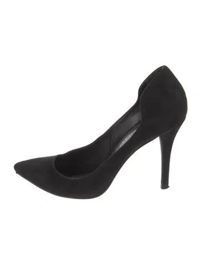 Pre-owned Pierre Balmain Suede Pumps In Black