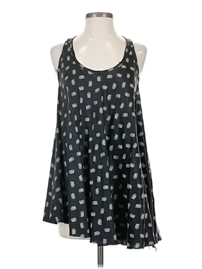 Pre-owned Pierre Balmain Tank Top Black Halter Neckline Tops