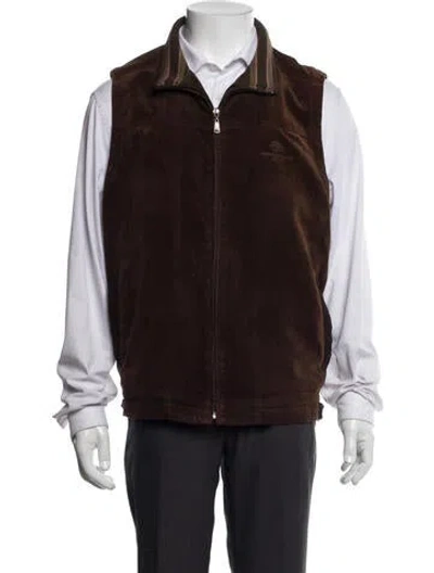 Pre-owned Pierre Balmain Vest In Brown