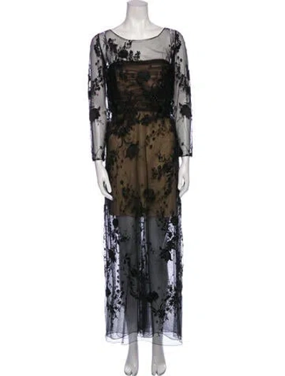 Pre-owned Pierre Balmain Vintage 1998 Dress Set In Black