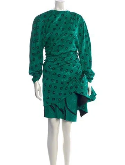 Pre-owned Pierre Balmain Vintage Knee-length Dress In Green