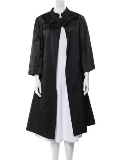 Pre-owned Pierre Balmain Vintage Late 1950's - Early 1960's Coat In Black