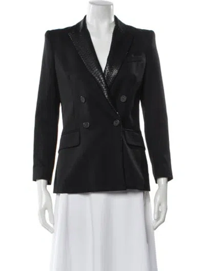 Pre-owned Pierre Balmain Virgin Wool Blazer In Gray