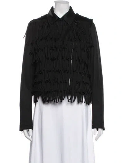 Pre-owned Pierre Balmain Virgin Wool Jacket In Black