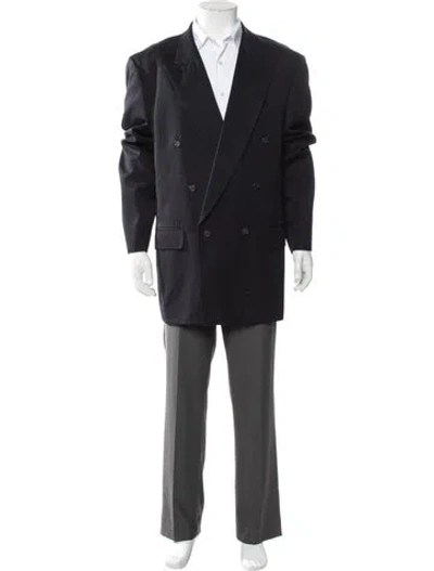 Pre-owned Pierre Balmain Wool Blazer In Blue