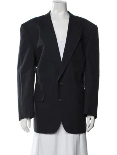 Pre-owned Pierre Balmain Wool Blazer In Blue