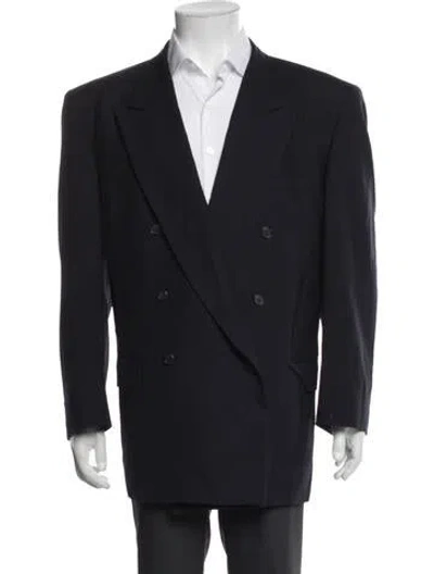 Pre-owned Pierre Balmain Wool Blazer In Blue