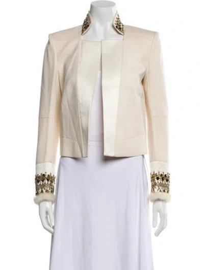 Pre-owned Pierre Balmain Wool Evening Jacket In Neutral