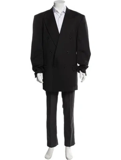 Pre-owned Pierre Balmain Wool Suit In Black