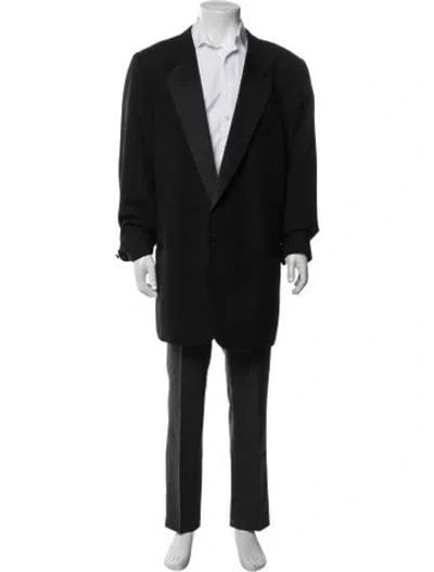 Pre-owned Pierre Balmain Wool Two-piece Blazer In Black