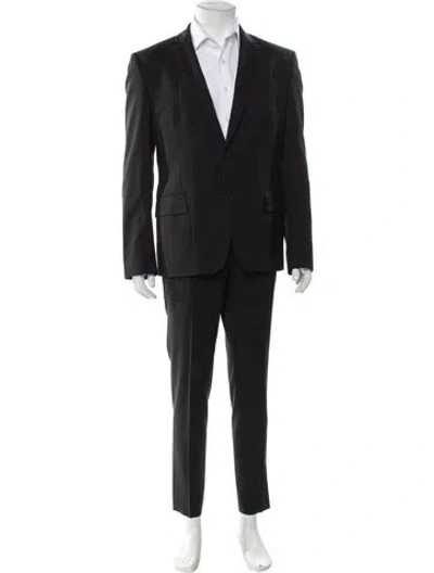Pre-owned Pierre Balmain Wool Two-piece Suit In Gray