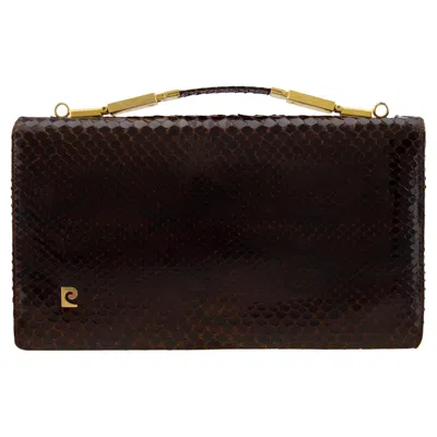 Pre-owned Pierre Cardin 1970s  Brown Top Handle Clutch