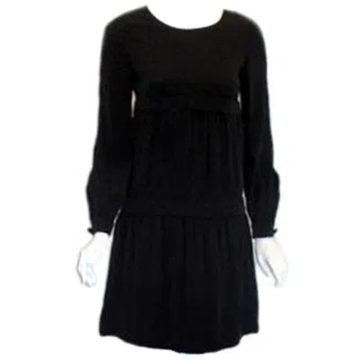 Pre-owned Pierre Cardin Black Rayon Cocktail Dress, Circa 1960s