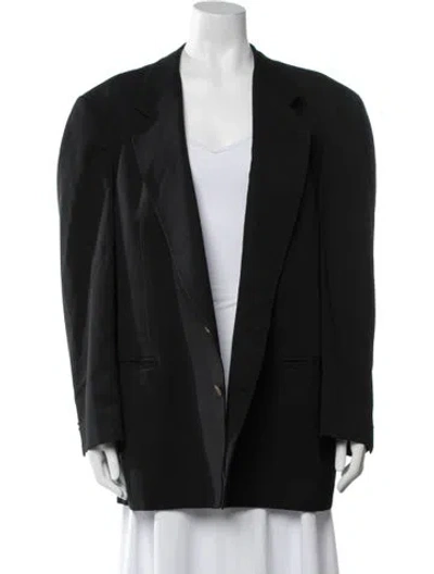Pre-owned Pierre Cardin Blazer In Black