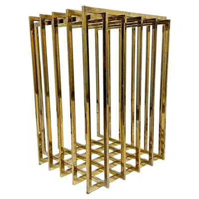 Pre-owned Pierre Cardin Cage-form Brass Dining Table Base, Ca. 1970s In Brown