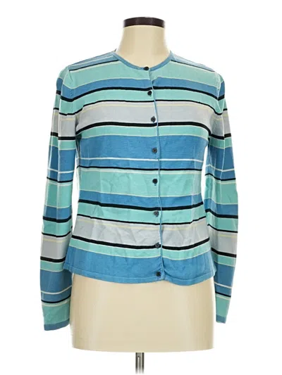 Pre-owned Pierre Cardin Cardigan Sweater In Blue