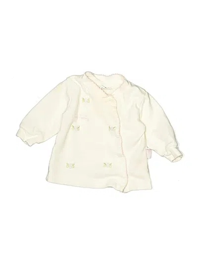 Pre-owned Pierre Cardin Babies' Cardigan Sweater In White