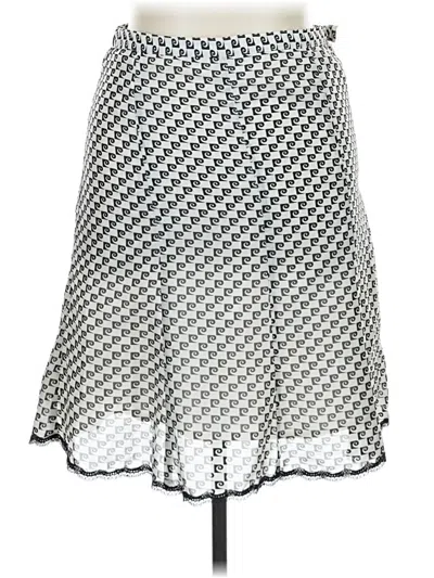 Pre-owned Pierre Cardin Casual Skirt In Silver