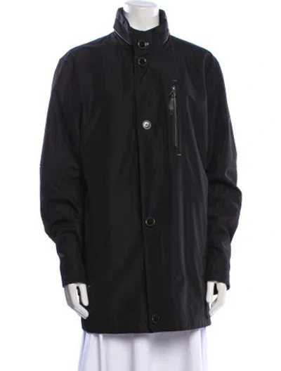 Pre-owned Pierre Cardin Coat In Black