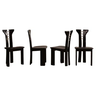 Pre-owned Pierre Cardin Dining Chairs For Roche Bobois, 1970, Set Of 4 In Brown