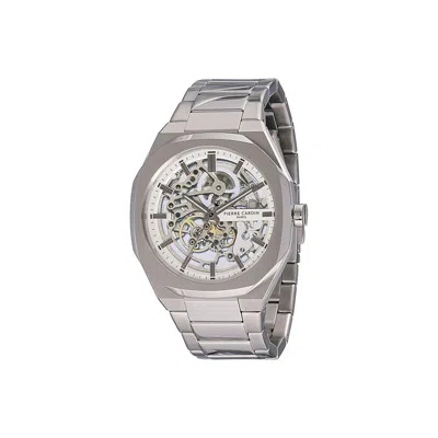 Pierre Cardin Gray Stainless Steel Dress Watch In Neutral