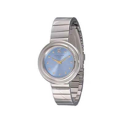 Pierre Cardin Gray Stainless Steel Dress Watch In Silver