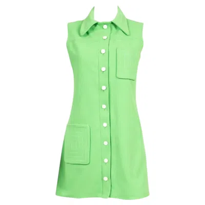 Pre-owned Pierre Cardin Green Mini Dress