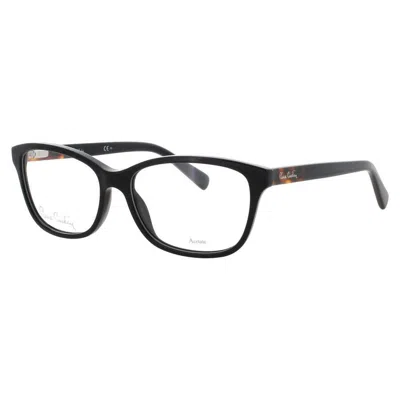 Pierre Cardin Ladies Black Rectangular Eyeglass Frames Pc8420pga53