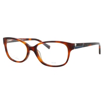 Pierre Cardin Ladies Brown Rectangular Eyeglass Frames Pc843405l53