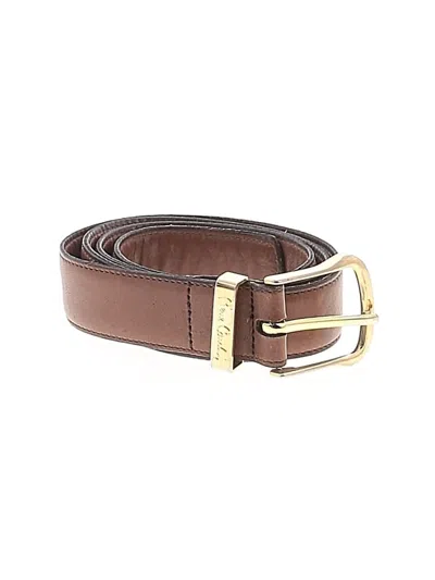 Pre-owned Pierre Cardin Leather Belt In Brown