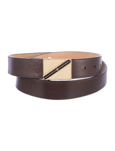 Pre-owned Pierre Cardin Leather Belt In Brown