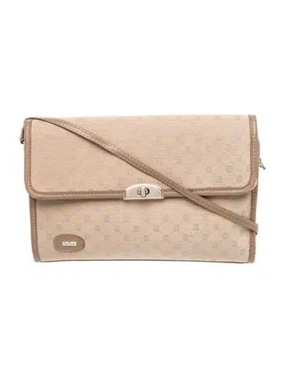 Pre-owned Pierre Cardin Leather Crossbody Bag In Neutrals