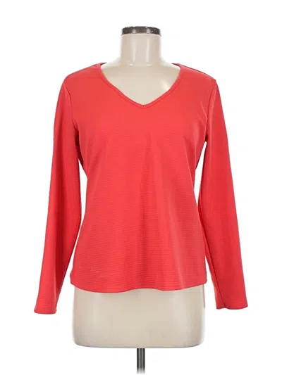 Pre-owned Pierre Cardin Long Sleeve T-shirt In Red
