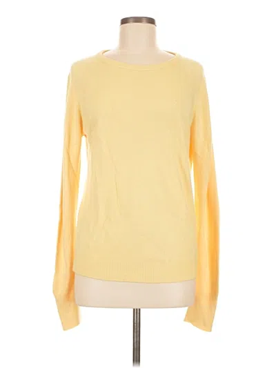Pre-owned Pierre Cardin Long Sleeve T-shirt In Yellow