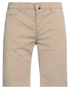 Pierre Cardin Man Shorts & Bermuda Shorts Beige Size 33 Cotton, Elastane