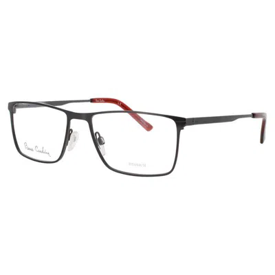 Pierre Cardin Men's Black Rectangular Eyeglass Frames Pc6879r8057