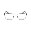 Pierre Cardin Men's Silver Tone Rectangular Eyeglass Frames P.c. 6873