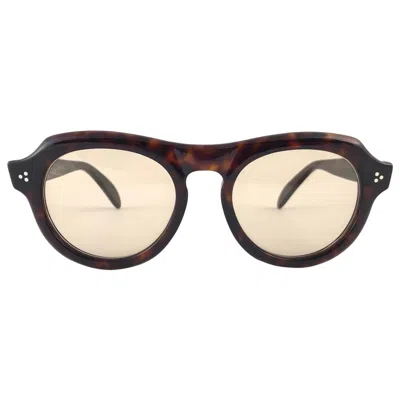Pre-owned Pierre Cardin New Vintage Zollitsch 228 Dark Tortoise Robust Frame 1970 Sunglasses In White