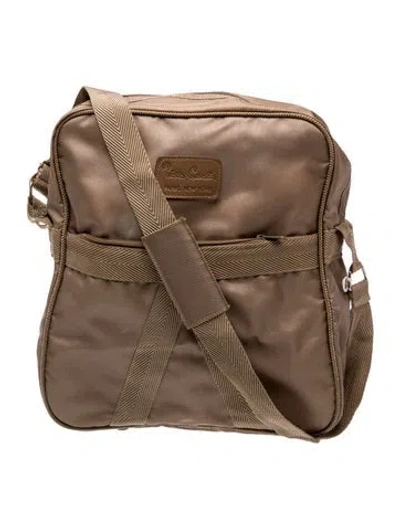 Pre-owned Pierre Cardin Nylon Shoulder Bag In Neutrals