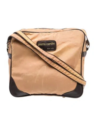Pre-owned Pierre Cardin Nylon Shoulder Bag In Neutrals