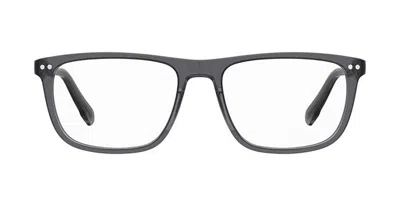 Pierre Cardin P.c. 6260 09v Men's Glasses Clear Size 54 - Free Lenses - Blue Light Block Available In Transparent Grey Blue