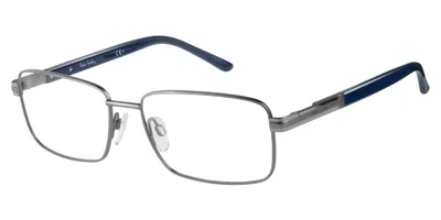 Pierre Cardin P.c. 6849 R81 Men's Glasses Silver Size 56 - Free Lenses - Blue Light Block Available In Metallic