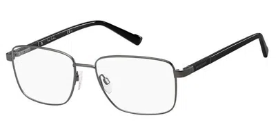 Pierre Cardin P.c. 6873 R80 Men's Glasses Grey Size 58 - Free Lenses - Blue Light Block Available In Dark Ruthenium Grey