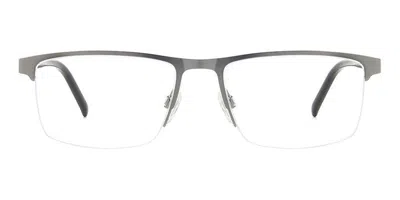 Pierre Cardin P.c. 6888 R80 Men's Glasses Silver Size 55 - Free Lenses - Blue Light Block Available In Matte Dark Ruthenium