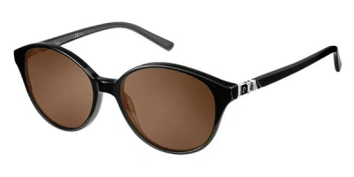 Pierre Cardin P.c. 8443/s 807/ut Women's Sunglasses Black Size 54
