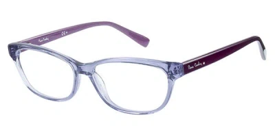 Pierre Cardin P.c. 8448 789 Women's Glasses Purple Size 55 - Free Lenses - Blue Light Block Available