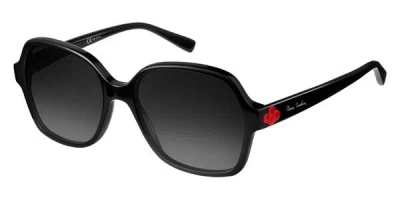 Pierre Cardin P.c. 8449/s 807/9o Women's Sunglasses Black Size 55