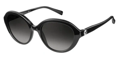 Pierre Cardin P.c. 8455/s 807/9o Women's Sunglasses Black Size 54