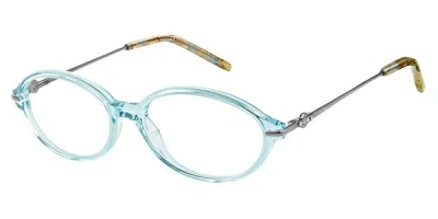 Pierre Cardin P.c. 8462 Wk2 Women's Glasses Blue Size 53 - Free Lenses - Blue Light Block Available In Transparent Blue